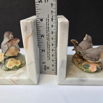 Ceramic and porcelain Sparrows - book ends - trinket boxes - and a welcome to our home wall plaque