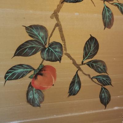 Framed Hand Painted Silk Screen (PB-KD)