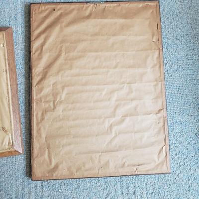 Two Framed Cross-Stitch Alphabet Samplers (GB-KD)