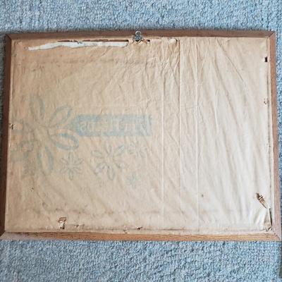 Two Framed Cross-Stitch Alphabet Samplers (GB-KD)