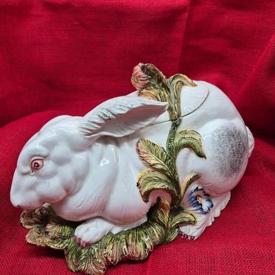 Vintage Italy Majolica Soup Tureen
