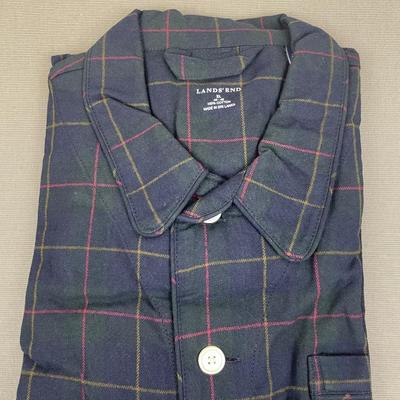 Men’s Land’s End Flannel PJ Shirt XLT 46-48