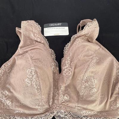 2 New Dreamfit Bralettes Size 3XL
