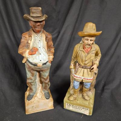 Lot of 2 Empty Lionstone Whiskey Bottles