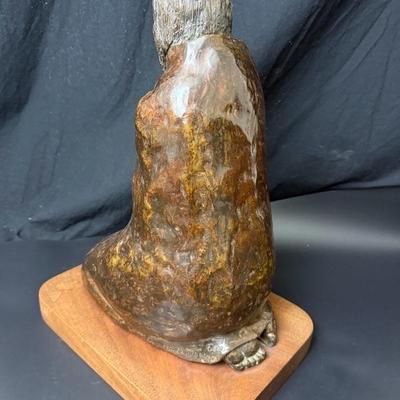 Fabulous RC Gorman Bronze Signed Pueblo Woman - 21” Tall