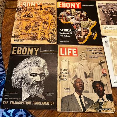 L1963 Vintage Ebony Special Issue Magazines, LIFE, Special Issue The Crisis
