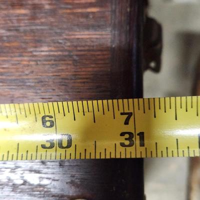 Vintage Wood Machinist Tool Chest includes Books and Contents shown 31x8x14H