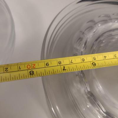 Assorted Clear Glass Plates- Approx 20 Pieces