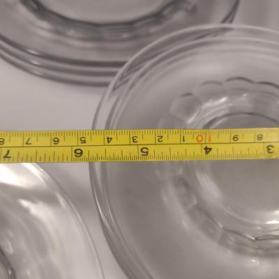 Assorted Clear Glass Plates- Approx 20 Pieces