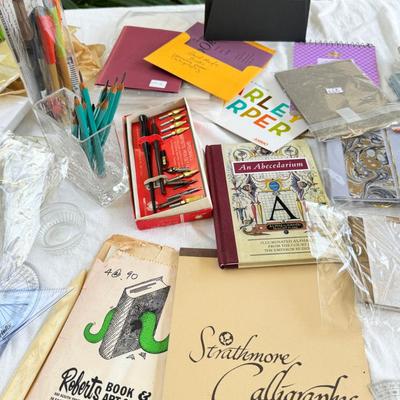 Calligraphy and artist made books