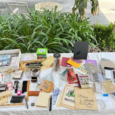 Calligraphy and artist made books
