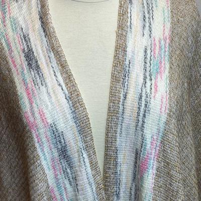 New Fringe Knit Wrap with Fringe