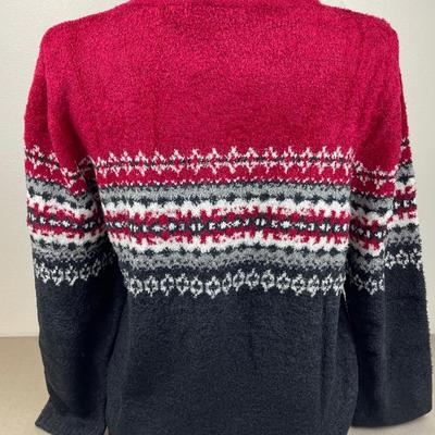 New Red and Black Sweater Size XL