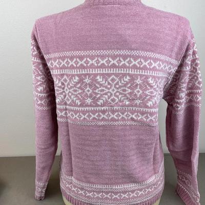 New Rose Mock-neck Sweater Size XL