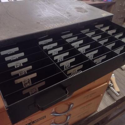 Vintage Metal Multi-Slide Drawer Shop Cabinet Choice C