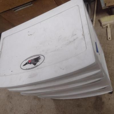 Large Multi-Drawer Plastic Craft Cabinet on Casters
