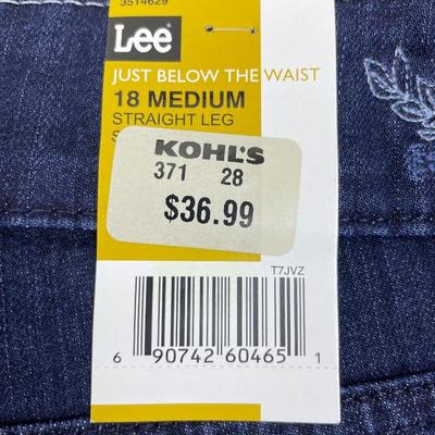 New Lee Dark rinse Jeans 18M
