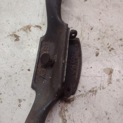 Collection of Antique and Vintage Wood Shaping Tools Includes Hand Planes and Draw Knife