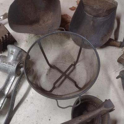 Nice Collection of Vintage Kitchen Utensils and Food Prep Items