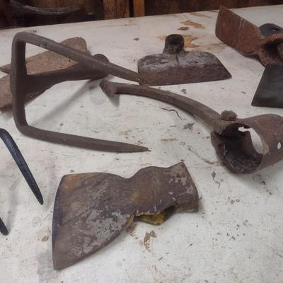 Assortment of Hand Garden Tool Heads