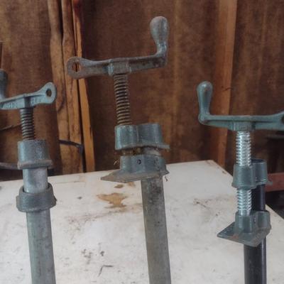 Set of Three Pipe Clamps 48" +