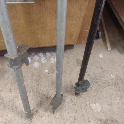 Set of Three Pipe Clamps 48" +