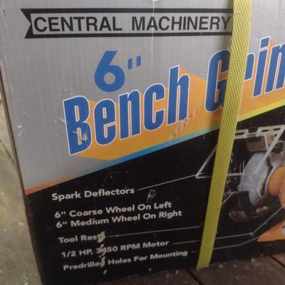 Central Machinery 6" Bench Grinder New in Box