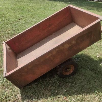 Red Devil Load Hog Pull Behind Garden Dump Trailer