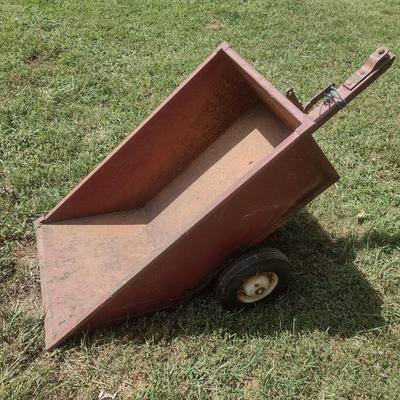 Ohio Steel Pull Behind Garden Dump Trailer