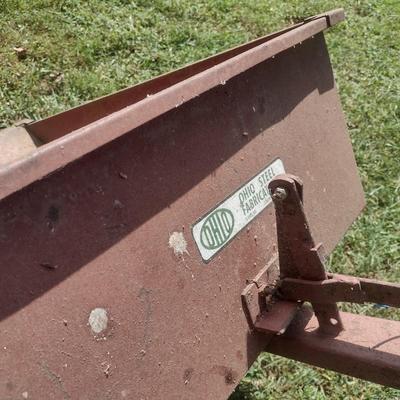 Ohio Steel Pull Behind Garden Dump Trailer