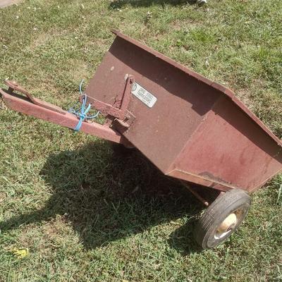 Ohio Steel Pull Behind Garden Dump Trailer