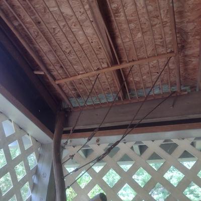 Antique Wooden Grain Cradle Rake