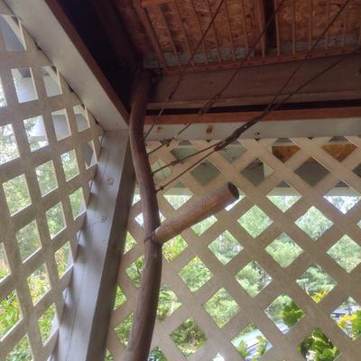 Antique Wooden Grain Cradle Rake