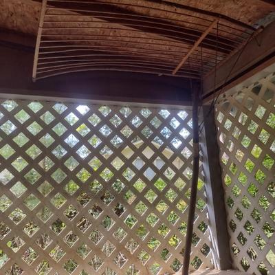 Antique Wooden Grain Cradle Rake