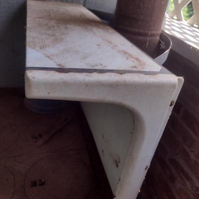 Antique Red Mountain Cast Iron and Porcelain Wood Cook Stove