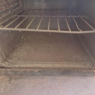 Antique Red Mountain Cast Iron and Porcelain Wood Cook Stove