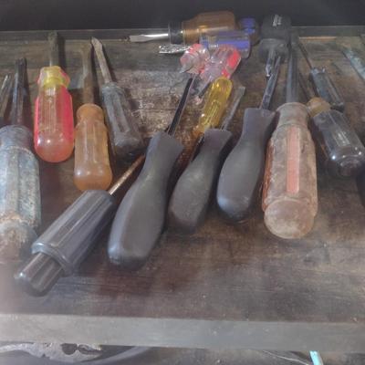 Metal Multi-Slide Drawer Cabinet and Tool Contents (Bottom Red Tool Cabinet Not Included)