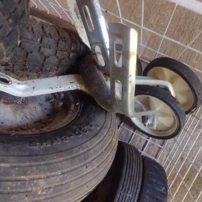 Assortment of Mower and Hand Truck Tires