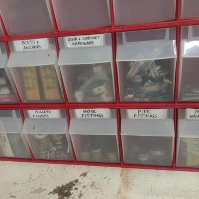 Plastic Pigeonhole Hardware Bin Set