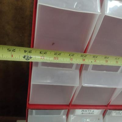 Plastic Pigeonhole Hardware Bin Set