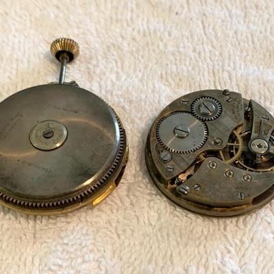 Welsa /Sandoz / Times Watch Co Pocket Watch Parts Lot