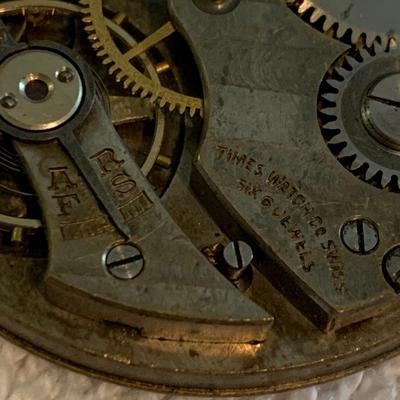 Welsa /Sandoz / Times Watch Co Pocket Watch Parts Lot