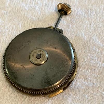 Welsa /Sandoz / Times Watch Co Pocket Watch Parts Lot