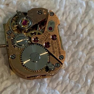 Elgin Easton Benrus Sellita Vintage Women's Wristwatch Parts Lot
