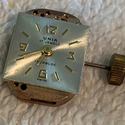 Elgin Easton Benrus Sellita Vintage Women's Wristwatch Parts Lot