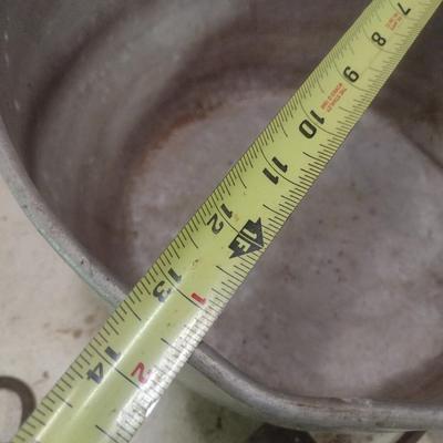 Vintage Galvanized and Aluminum Buckets and Hooks