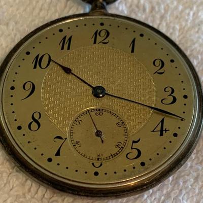 Vintage Longines Sterling Silver Pocket Watch