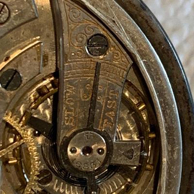 Vintage Longines Sterling Silver Pocket Watch