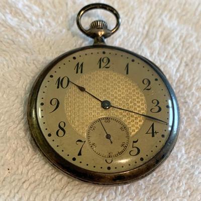 Vintage Longines Sterling Silver Pocket Watch
