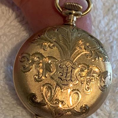 Vintage Dueber 15 Jewel Hampden Pocket Watch